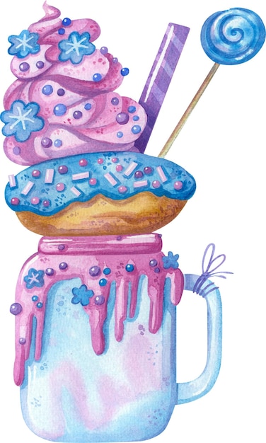 Clipart de gelado de doces