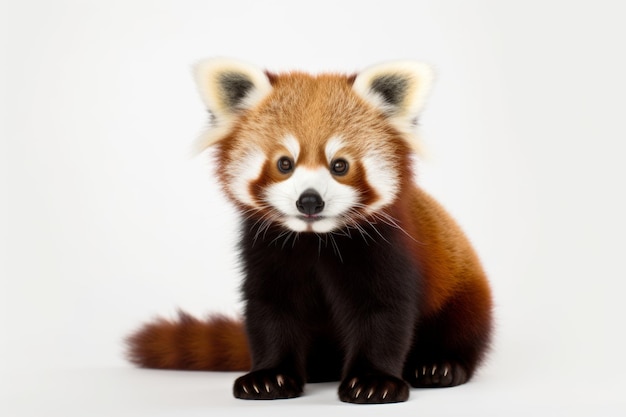 Clipart de panda vermelho