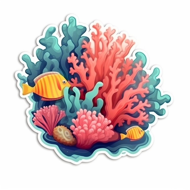 Clipart de recife de coral