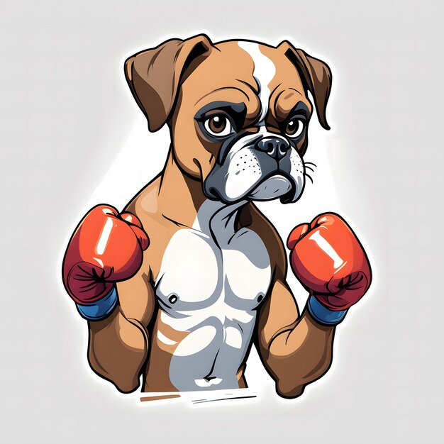 Foto clipart del perro boxeador