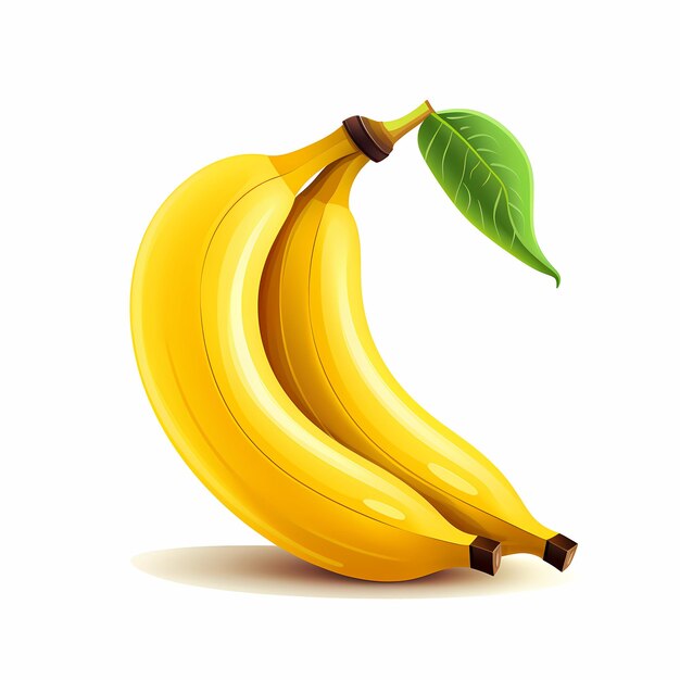 Clipart plano de banana