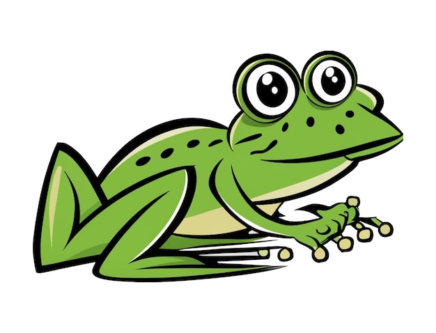 Clippart-Design von Froschbildern mit KI
