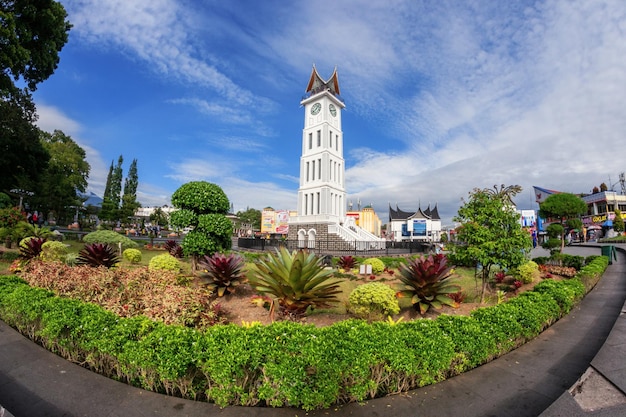 Clock Tower Monument, ein Erbe und Wahrzeichen in West-Sumatra, Indonesien