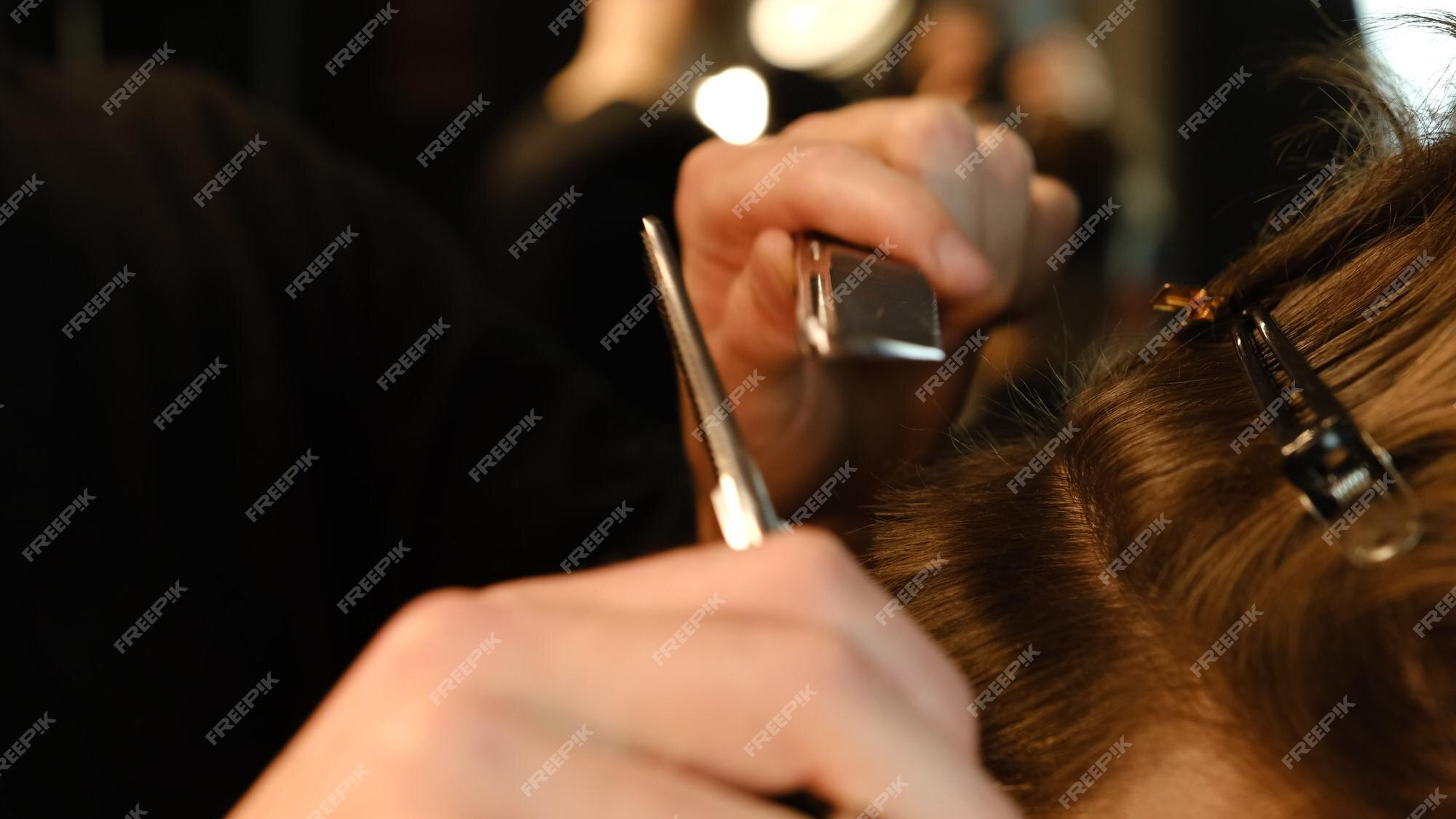 desatado padronizar com cabeleireiro ferramentas. rabisco estilo