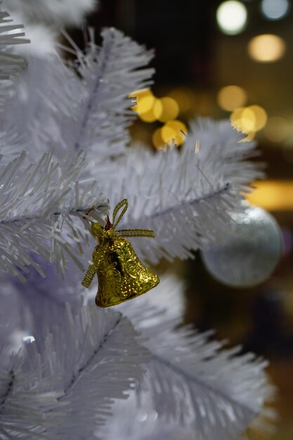 Foto close-up da árvore de natal