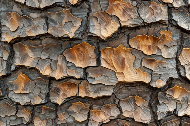 Foto close-up da casca de uma árvore de bordo de casca listrada acer capillipes também conhecida como bordo de cortiça-cobra