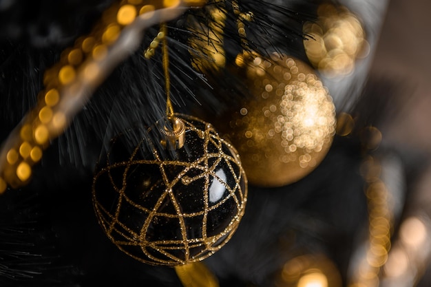 Close-up da decoração de Natal