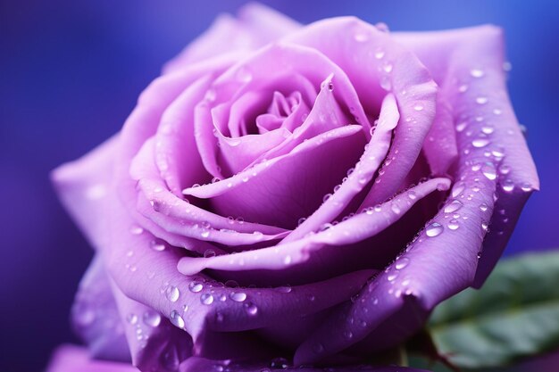 Close-up da Rosa Púrpura