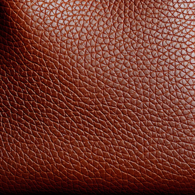 Close-up da textura do couro castanho