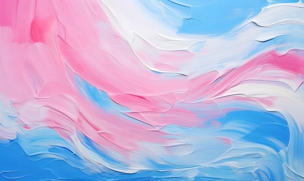 Close-up de abstrato áspero colorido azul rosa branco cores pintura de arte textura de fundo papel de parede