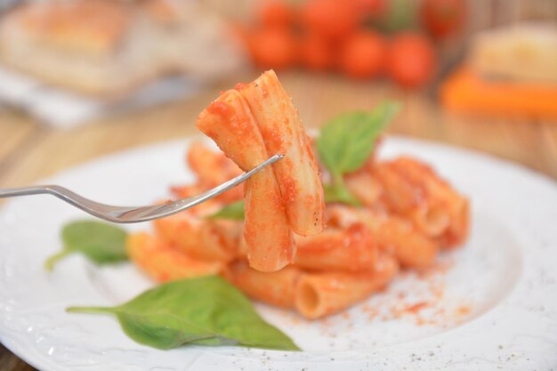 Foto close-up de alimentos servidos no prato