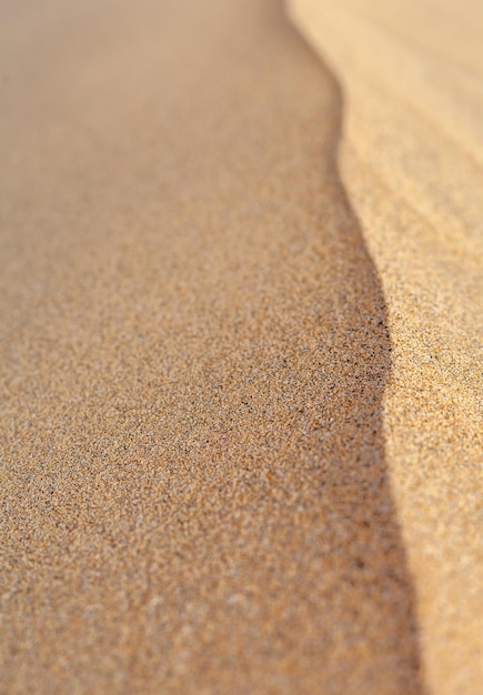 close-up de areia em um deserto quente