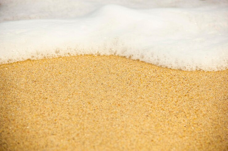 Foto close-up de areia sobre a mesa