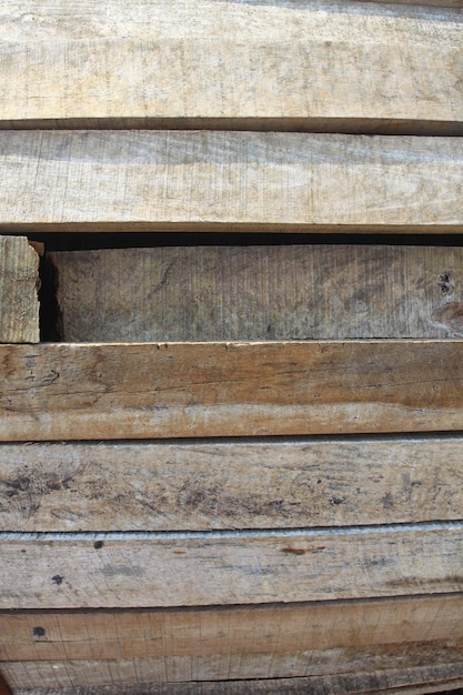 Close-up de barril feito de prancha de madeira