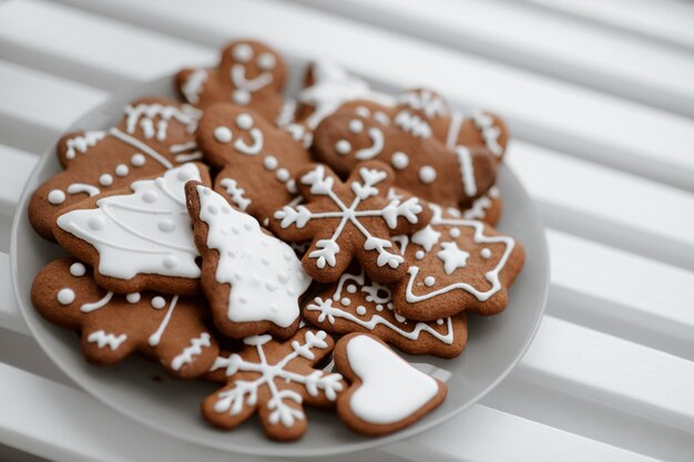 Close-up de biscoitos