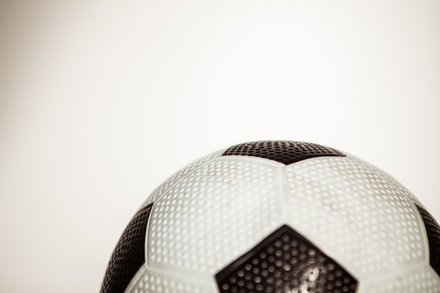 Close-up de bola de futebol