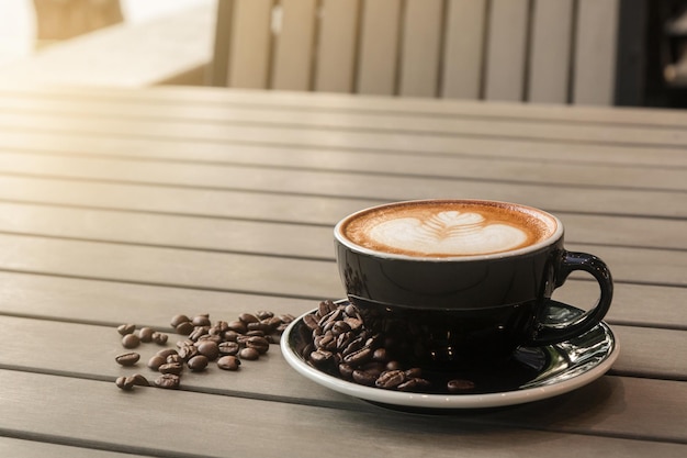 Close-up de café na mesa