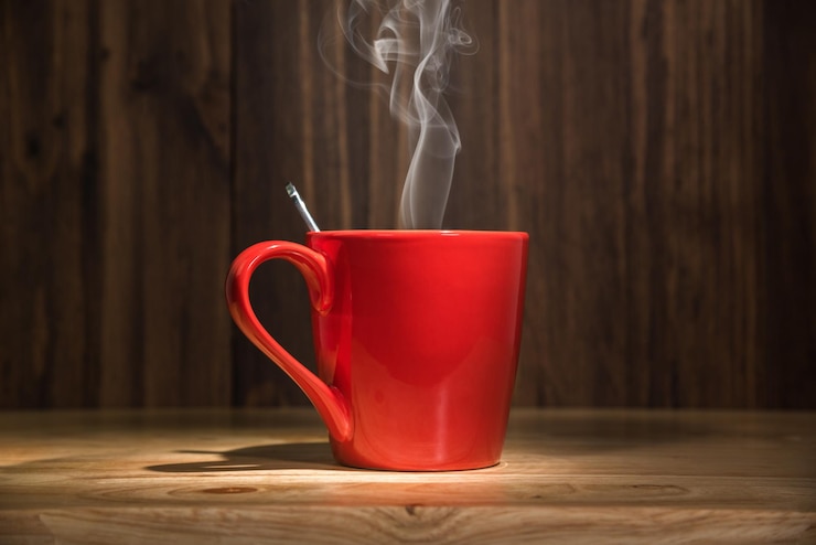 Foto close-up de café na mesa