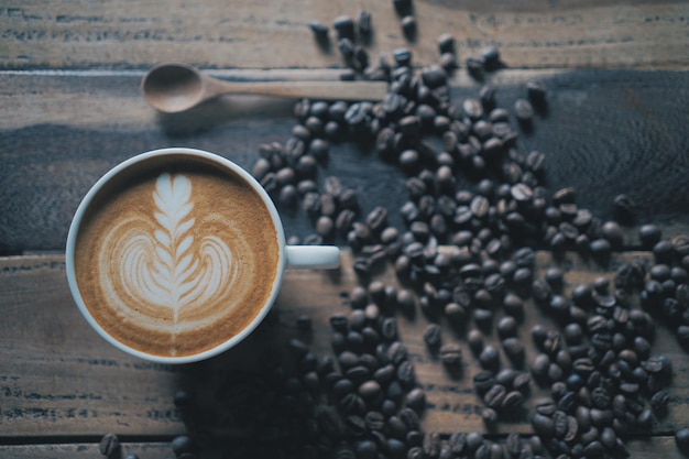 Close-up de café na mesa