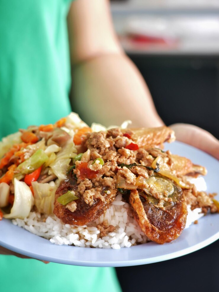 Foto close-up de carne em prato