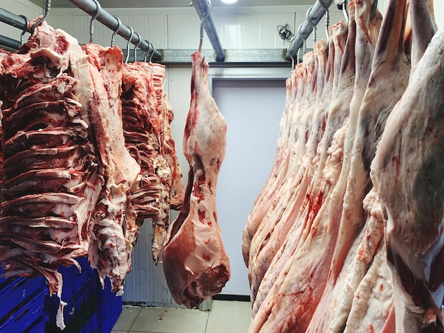 Close-up de carne na grelha de churrasco