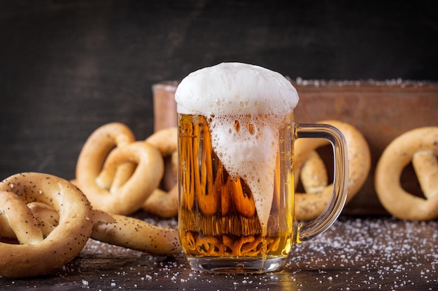 Close-up de cerveja na mesa