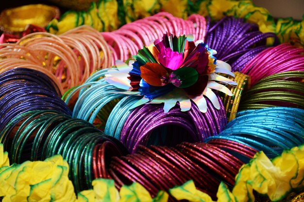 Foto close-up de colorido para venda no mercado