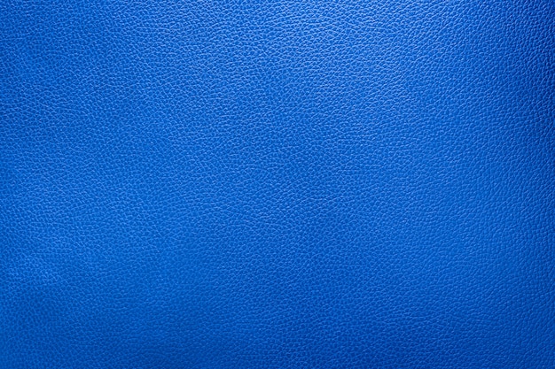 Close-up de couro azul e textura de fundo