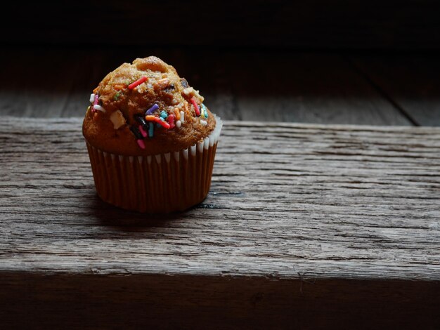 Foto close-up de cupcakes na mesa