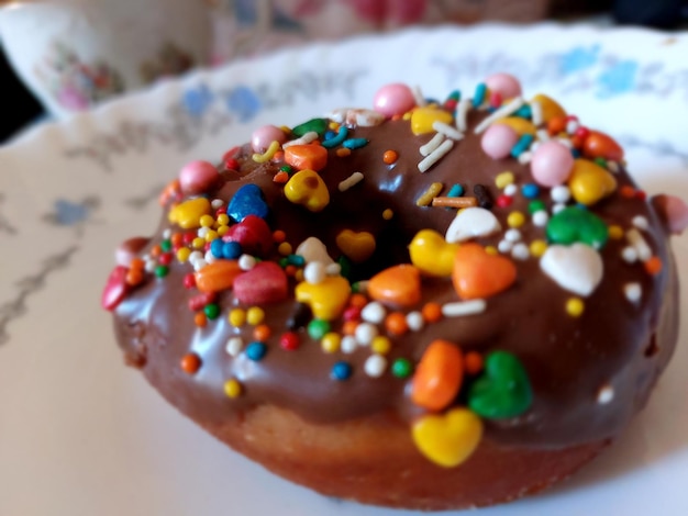 Foto close-up de donuts