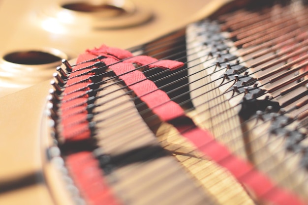 Foto close-up de equipamentos musicais