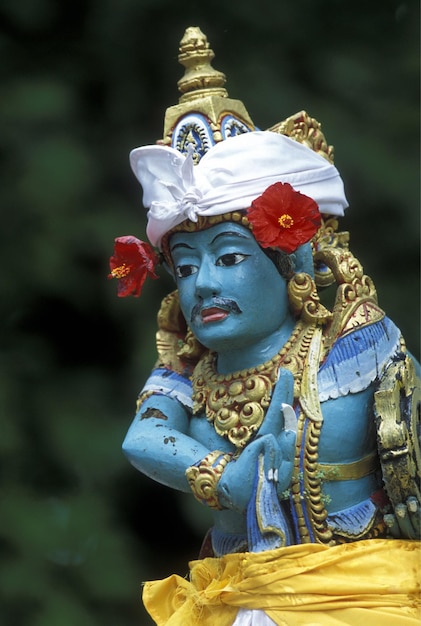 Close-up de escultura religiosa