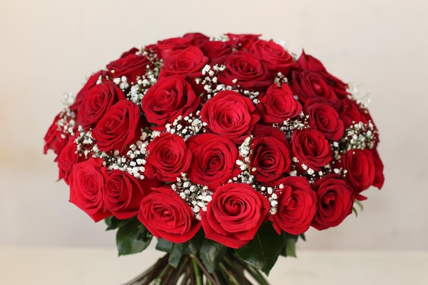 Close-up de flores vermelhas