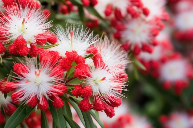 Close-up de flores vermelhas