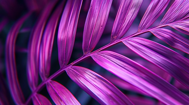 Close-up de folha de palmeira roxa Fundo natural e textura para designx9