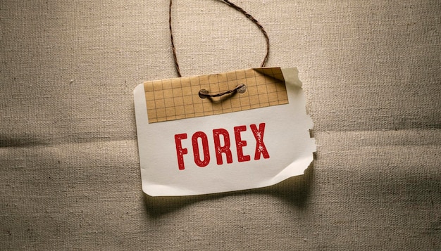 Close-up de Forex Word, ideia de conceito de negócio