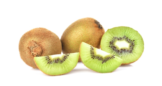 Close-up de frutas contra fundo branco