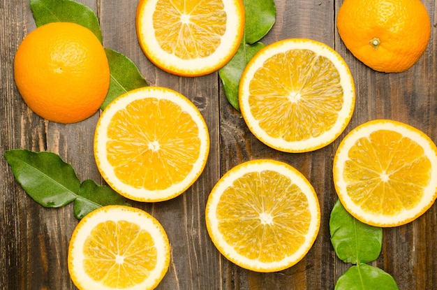 Foto close-up de frutas de laranja