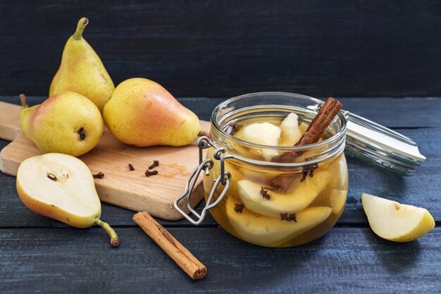 Foto close-up de frutas na mesa