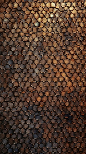 Close up de fundo de textura de metal de cobre Fundo e textura abstratos para design