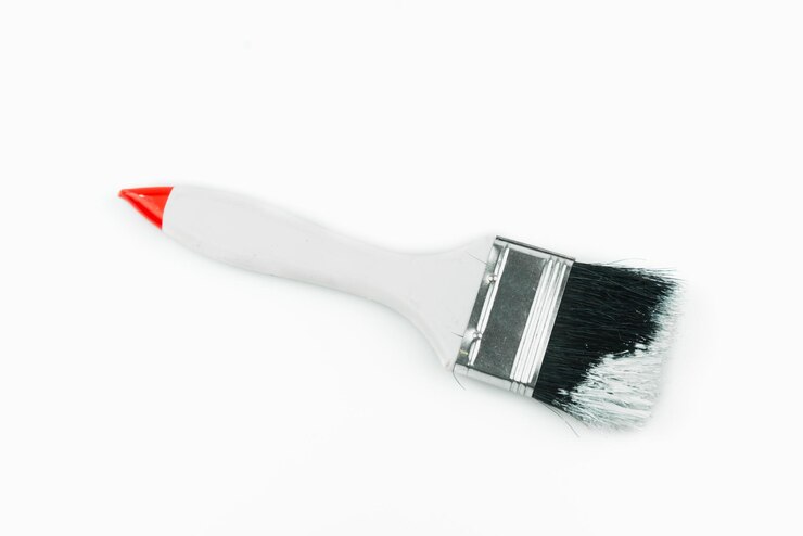 Foto close-up de lápis de cor sobre fundo branco