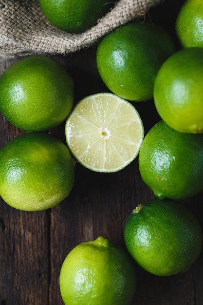 Close-up de limes