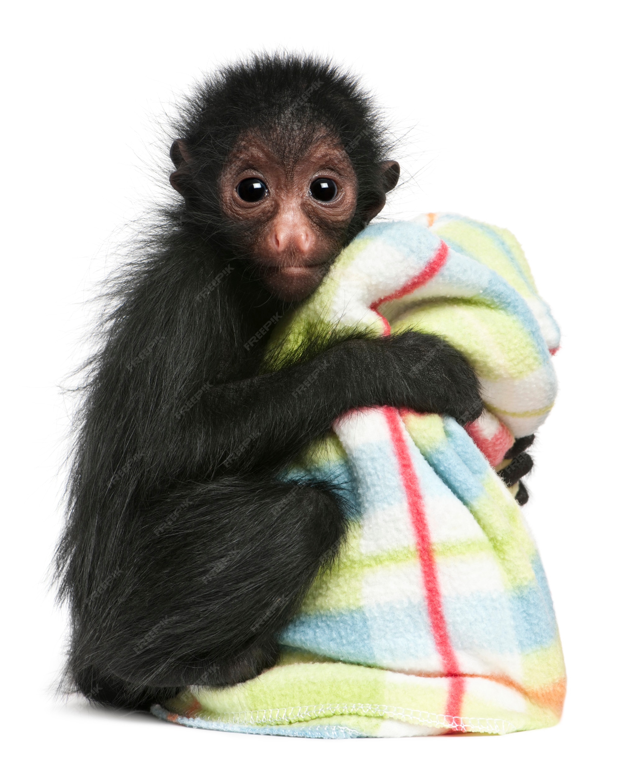 Foto De Stock Macaco-Aranha Preto, Royalty-Free