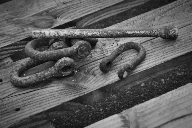 Close-up de metal enferrujado
