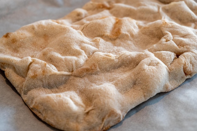 Close-up de pão na mesa