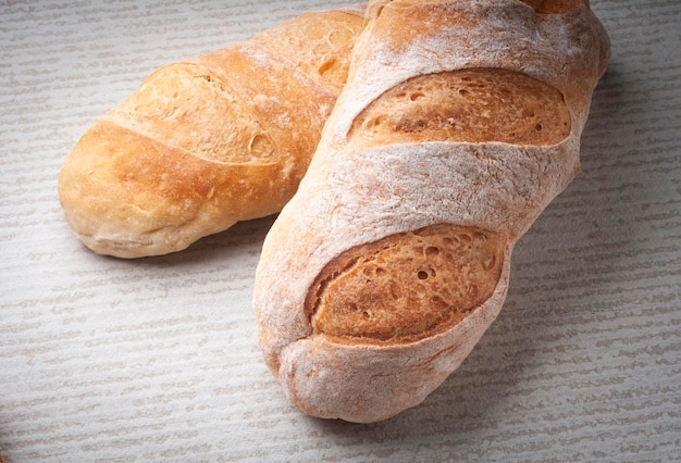 Close-up de pão na mesa