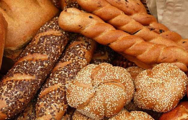 Close-up de pão