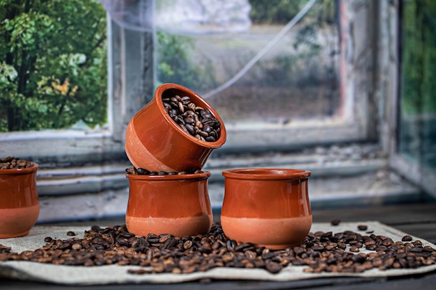 Foto close-up de planta em vaso em vaso