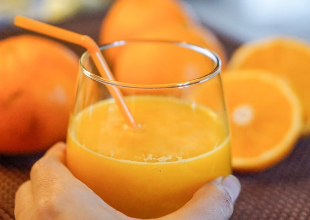 Close-up de suco
