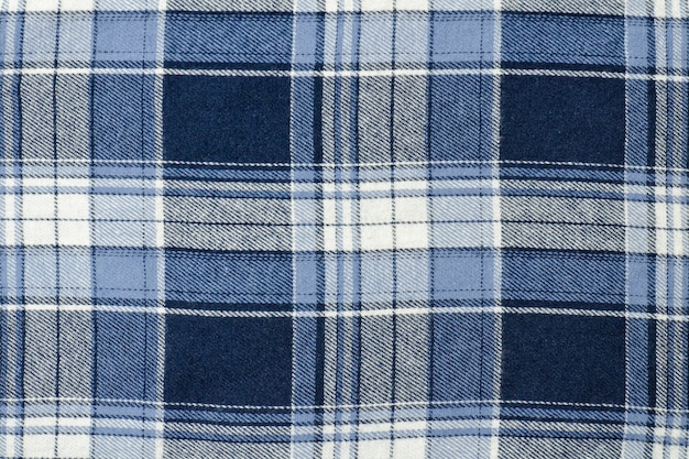 Tecido Japonês Xadrez Azul - PontoTextil